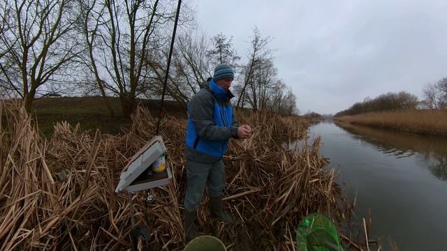 С болонским удилищем за плотвой .