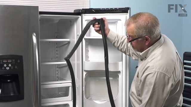 Whirlpool Refrigerator Repair - How to Replace the Door Gasket - Black смотреть онлайн