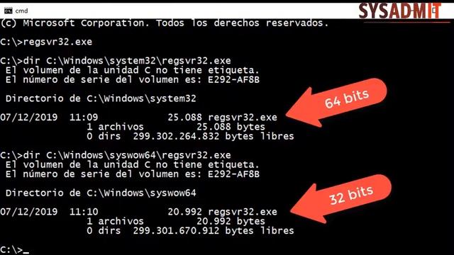Windows: Registrar DLL OCX смотреть онлайн