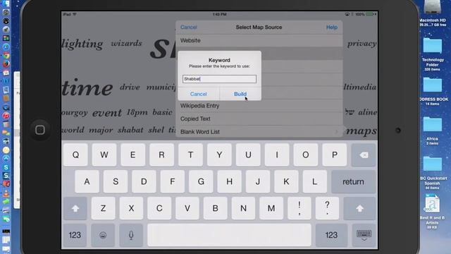 How to use WordMAPHD, an IOS Apple word cloud app for Judaic instruction смотреть онлайн