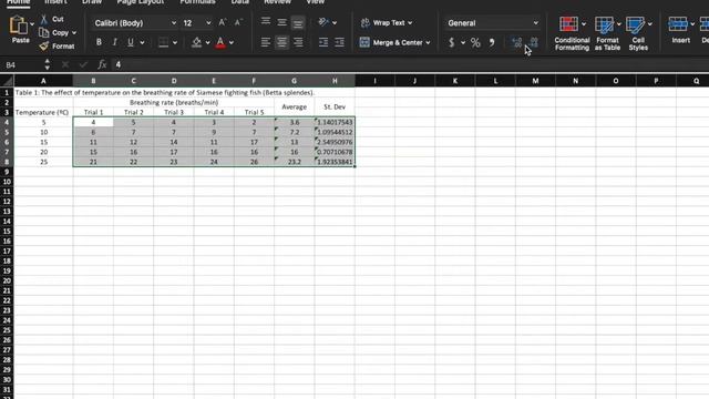 Correlational study: data table and graph in Excel for Mac 16 3 смотреть онлайн