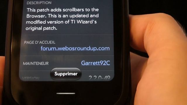 Patch Add scroller browser webOS смотреть онлайн