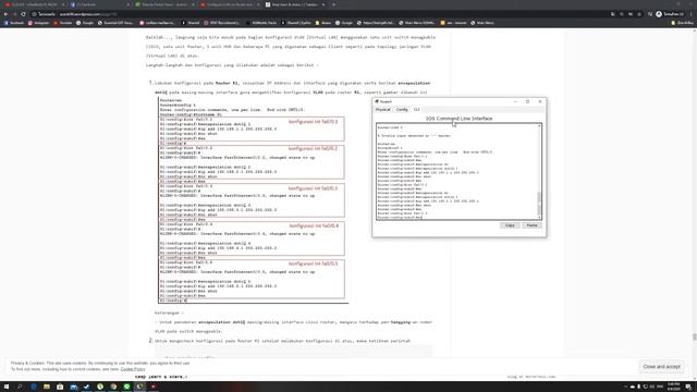 Configure VLAN on Router and Switch Manageable Cisco using Packet Tracer Simulator смотреть онлайн