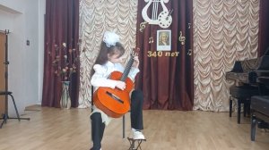 Миркина Татьяна 1 класс.                  Л. Панайотов Этюд а-moll.