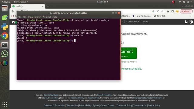 how to install nodejs смотреть онлайн
