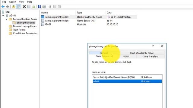 Windows Server 2016 - Cài đặt, Cấu hình DNS Server смотреть онлайн