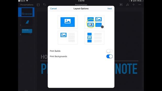 iPad Printing from Keynote смотреть онлайн
