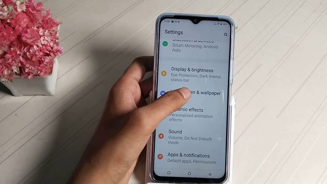 How to set downloaded image at lock screen wallpaper in Vivo T1 x , phone functions full setting смотреть онлайн