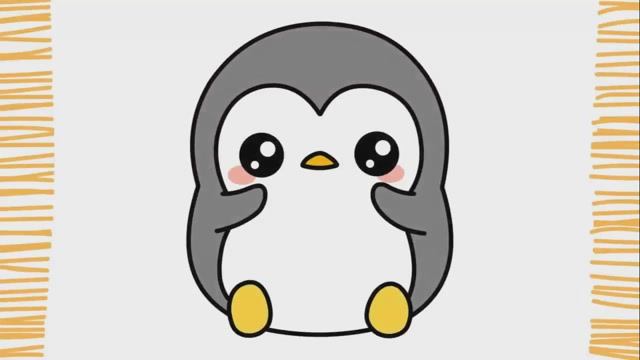 Как нарисовать КАВАИЙНОГО ПИНГВИНА шаг за шагом смотреть онлайн