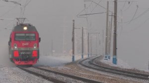 Поезда России зимой в Сибири в уходящем 2018 году | Железная дорога