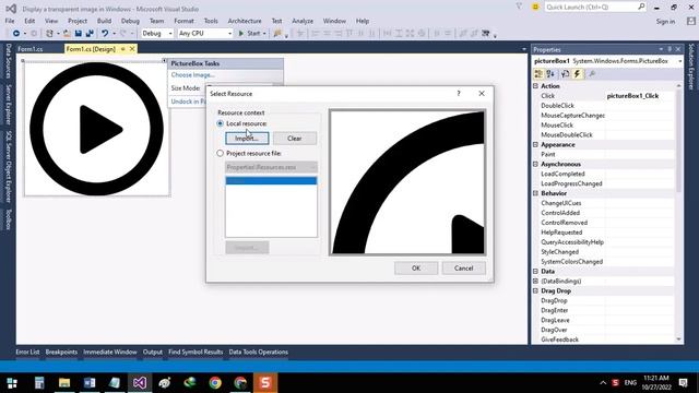 How to make the form transparent in C# | Simple training смотреть онлайн