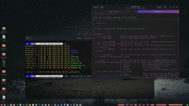 Install any theme on Ubuntu :) смотреть онлайн