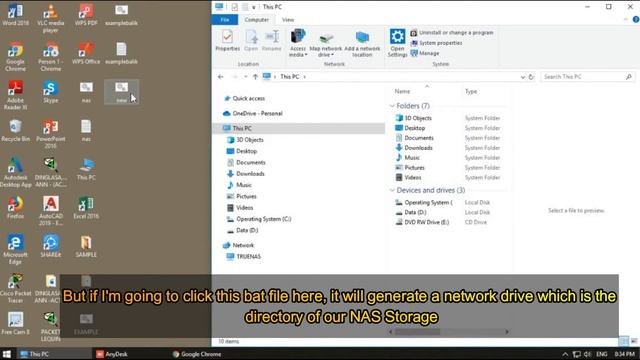 Bat File for Netmapping a NAS Drive смотреть онлайн
