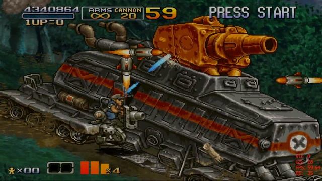 Metal Slug 6 Enemy Hack Gameplay Easy Mode смотреть онлайн