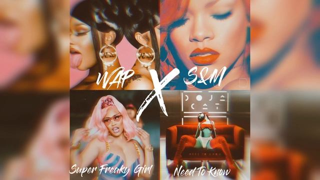 Super Freaky S&M (The MegaMix) ft(Nicki Minaj, Rihanna, Doja Cat, Megan Thee Stallion, Cardi B) смотреть онлайн