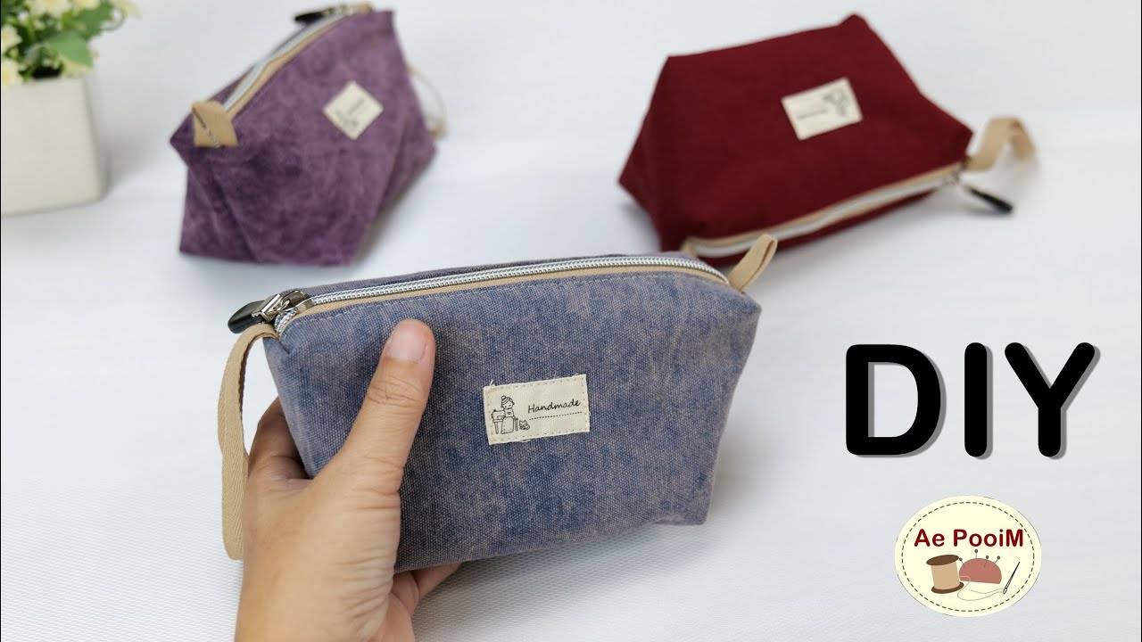 Маленькая сумочка на молнии своими руками.