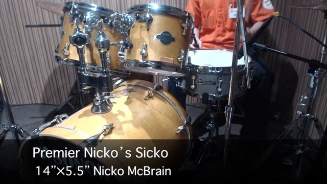 【試奏動画】Premier Nicko's Sicko 14"×5.5" Nicko McBrain смотреть онлайн