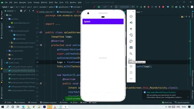 Animation with Splash | Android Development tutorial in Hindi #26 смотреть онлайн