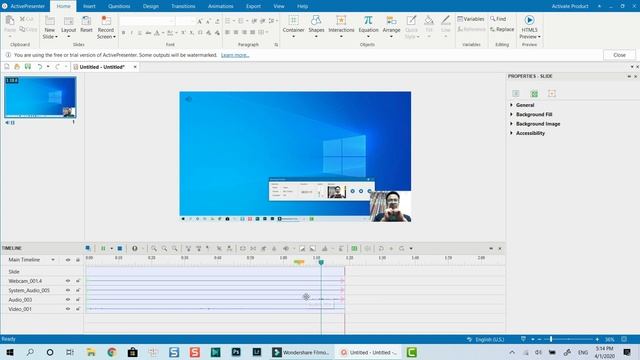 How to Record Screen With Audio On Windows 10 For FREE - ActivePresenter 8 eLearning Software смотреть онлайн