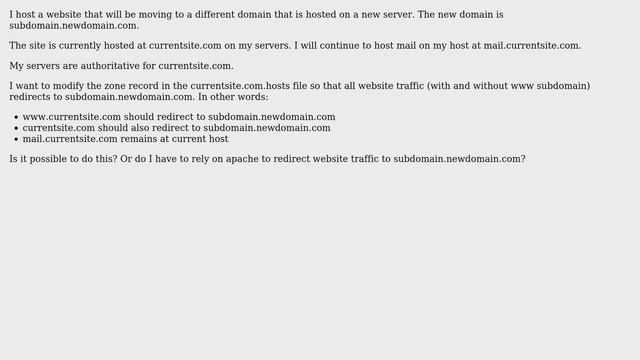 Unix & Linux: Forwarding website traffic to different server with bind смотреть онлайн