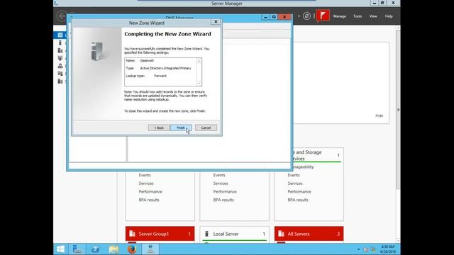 Create a Forward Lookup Zones and Adding Hosts смотреть онлайн