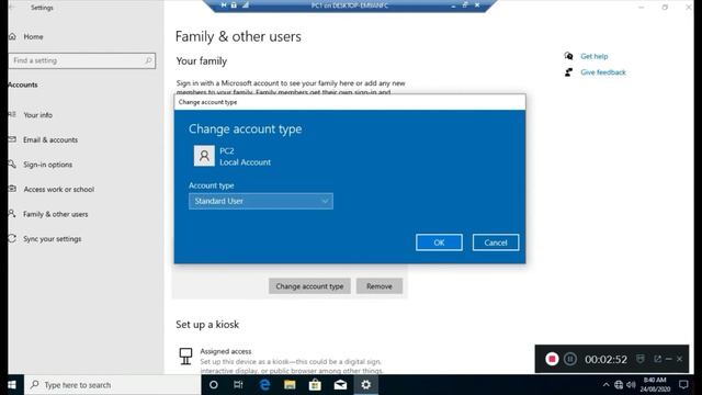 How to add local user account on Windows 10 ( Tagalog) смотреть онлайн