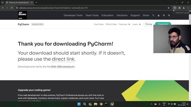 How to install PyCharm Community Edition in windows 11. смотреть онлайн