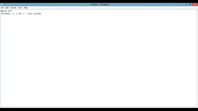 System shutdown/Restart/log off tricks notepad & cmd code (windows) смотреть онлайн