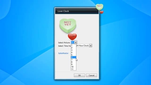 Love Clock Gadget for Windows 7 смотреть онлайн