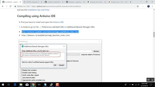 Installing Arduino IDE & ESP8266 into the IDE смотреть онлайн