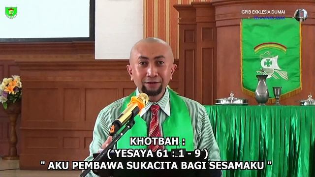 IBADAH HARI MINGGU PELAYANAN ANAK DAN PERALIHAN, 21 AGUSTUS 2022 | GPIB JEMAAT EKKLESIA DUMAI смотреть онлайн