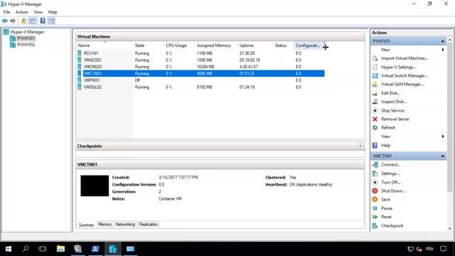 Formation Windows Server 2016 : 04.06. Fichiers et versions des VMs смотреть онлайн