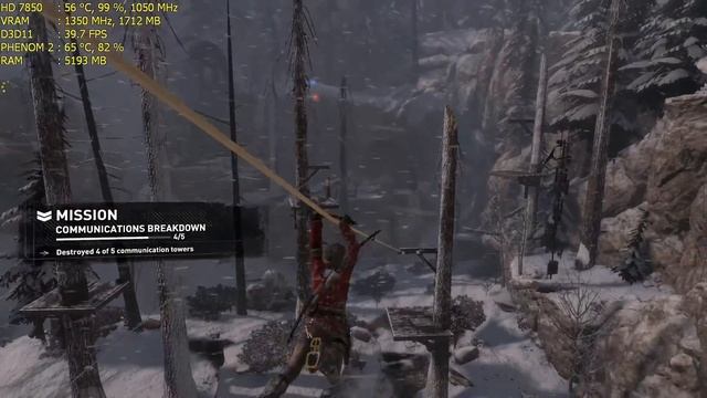 Rise of The Tomb Raider (HD 7850/R7 265/R7 370 | Phenom II X4) [Medium] смотреть онлайн