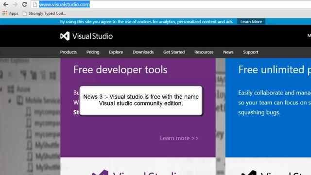 Launch of Visual Studio Community Edition ( Free Visual studio) смотреть онлайн
