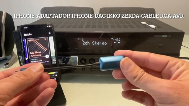 Hi-Res del Iphone al receptor de video (avr) yamaha rx-v смотреть онлайн