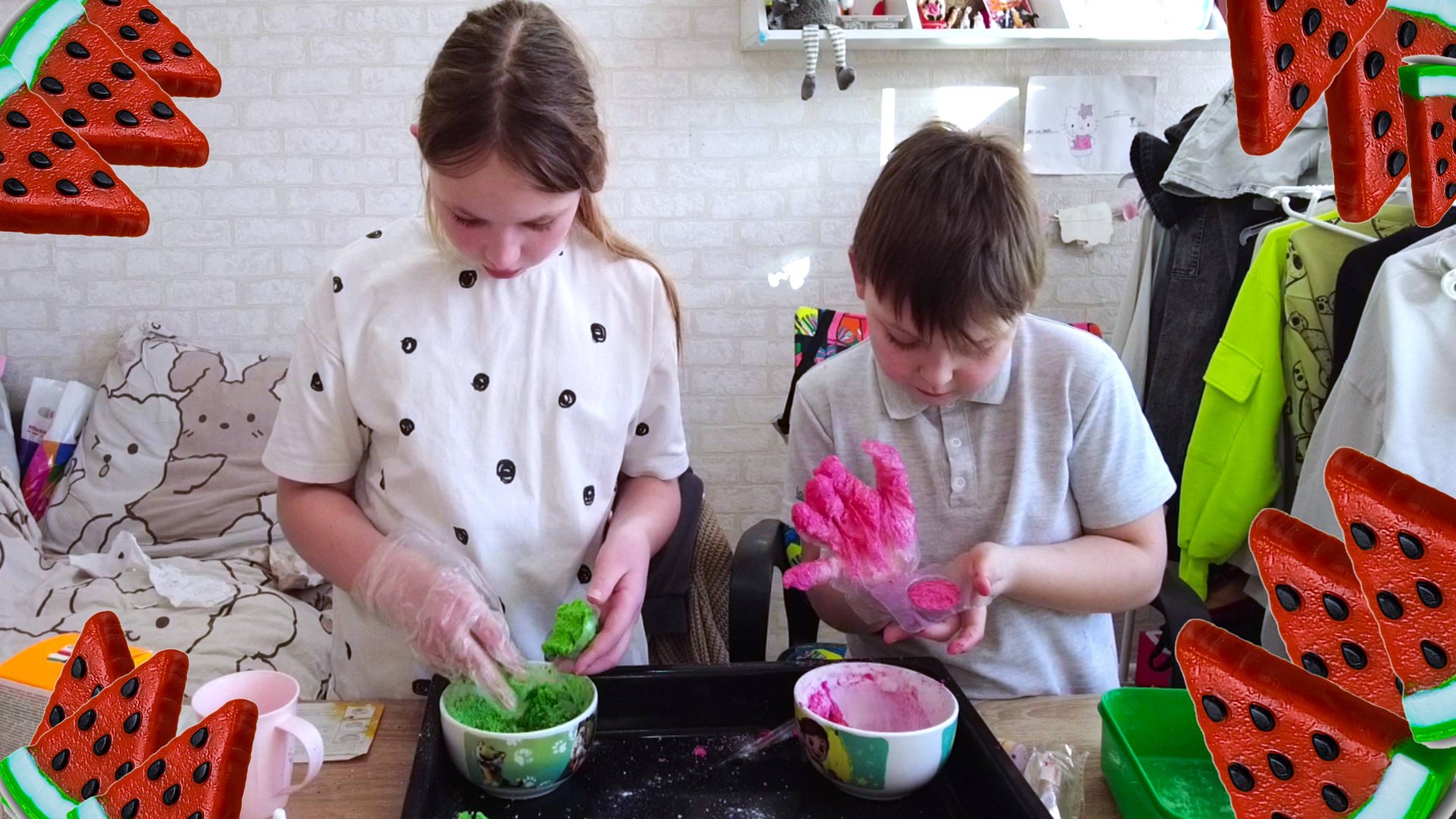 АРБУЗНЫЕ🍉🍉🍉 БОМБОЧКИ ДЛЯ ВАННЫ своими руками Даринелка плей смотреть онлайн