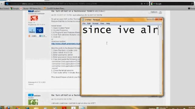 Nat Type Open[Technicolor modem]FOR WINDOWS USERS ONLY смотреть онлайн