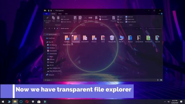 New Neon Glass Theme for windows| Neon Aero glass effect(2020) смотреть онлайн