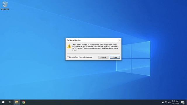 There is a file or folder on your computer called "C:\Program" смотреть онлайн