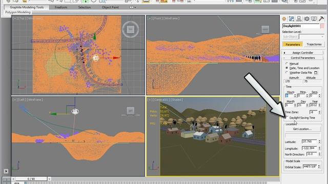 Adjusting Location | 3DS Max | Lighting смотреть онлайн