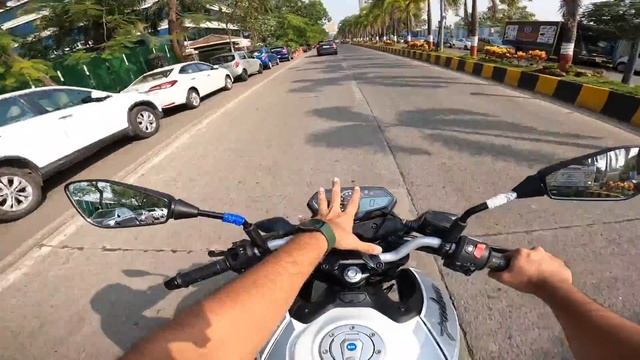 Finally Updated 😍 🤍 White Bajaj Pulsar N160 2024 | Full Ride Review 🔥 смотреть онлайн