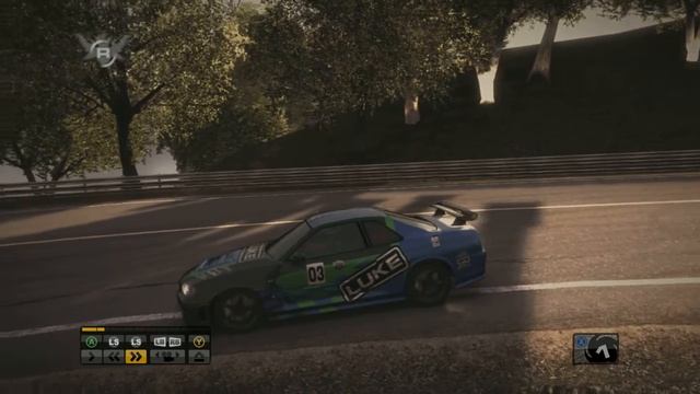 Race Driver: GRID gameplay: Invisible wild boar glitch смотреть онлайн