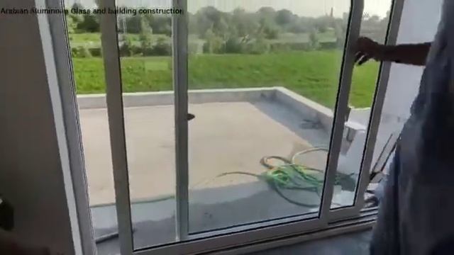 #Installation of Glass Panel on Aluminium Sliding Window| Aluminium k Khirki per Glass Palla Lagan смотреть онлайн