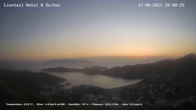 Ios Island Sunset Video: 17 Aug 2021 смотреть онлайн