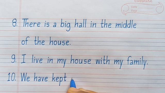 20 lines on My House in english/Essay on My House in english/My House essay in english смотреть онлайн