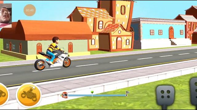 RUDRA BIKE GAME 3D ANDROID GAME PLAY | RUDRA GAMES | RUDRA CARTOON GAMES | смотреть онлайн