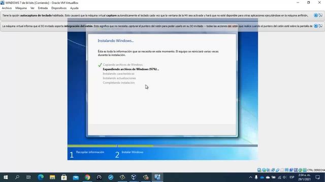 Instalación del Sistema Operativo Windows 7 Professional смотреть онлайн