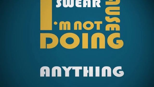 Lazy Song - Bruno Mars (Kinetic Typography)