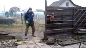 БЕСШУМНЫЕ ОТКАТНЫЕ (ПОДВЕСНЫЕ) ВОРОТА СО СЪЕМНОЙ РЕЛЬСОЙ СВОИМИ ВАЛЕРА Diy