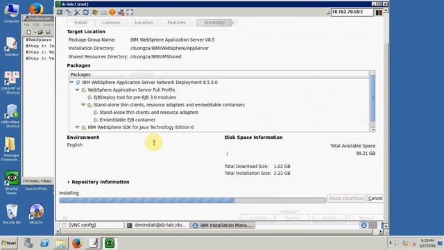 IBM WebSphere Application Server 8 5 5 Installation on linux GUI-copy смотреть онлайн